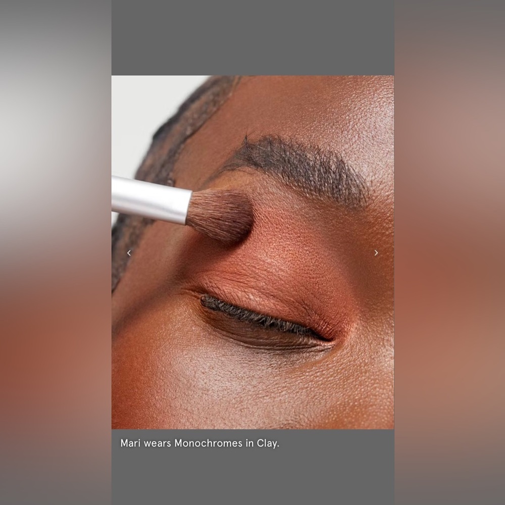 Glossier Eyeshadow Trio Monochromes Clay - Picture 6 of 11